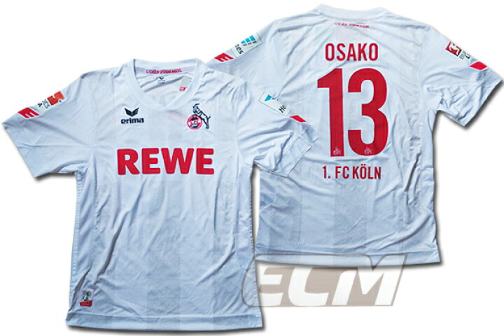 楽天市場 国内未発売 1fc ケルン ホーム 半袖 13番大迫勇也 Erima サッカー 16 17 ブンデスリーガ 日本代表 1fc Koln 特集a ｅｃムンディアル