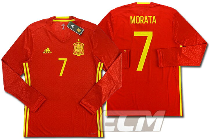 楽天市場】【予約ECM32】【国内未発売】スペイン代表 ホーム 長袖 7番 