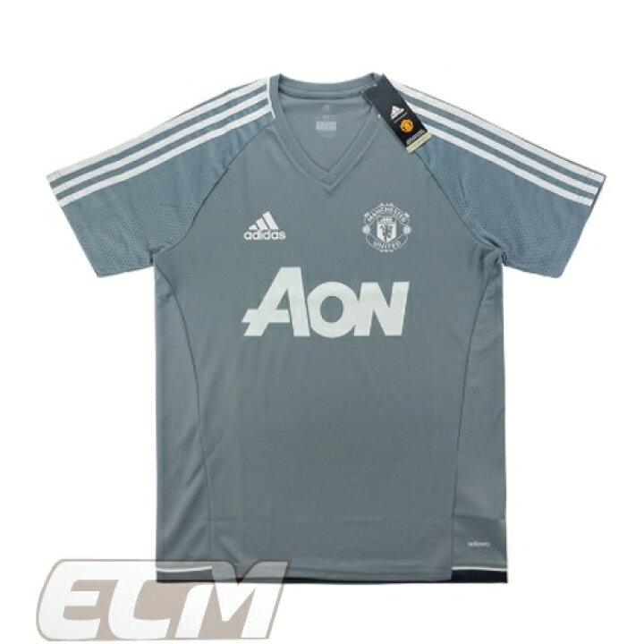 楽天市場 予約ecm32 国内未発売 マンチェスターユナイテッド トレーニングシャツ グレー 17 18 Manchester United サッカー ユニフォーム ｅｃムンディアル