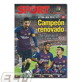 【SALE40%OFF】【国内未発売】Sport別冊 スペインリーグ18-19 選手名鑑【リーガエスパニョーラ/FCバルセロナ/レアルマドリード/サッカー】ネコポス対応可能