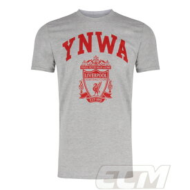 【国内未発売】PRM15 子供用 SN1131リバプール 公式ライセンス Tシャツ グレー ジュニアサイズ【Liverpool/サッカー/プレミアリーグ】ネコポス対応可能