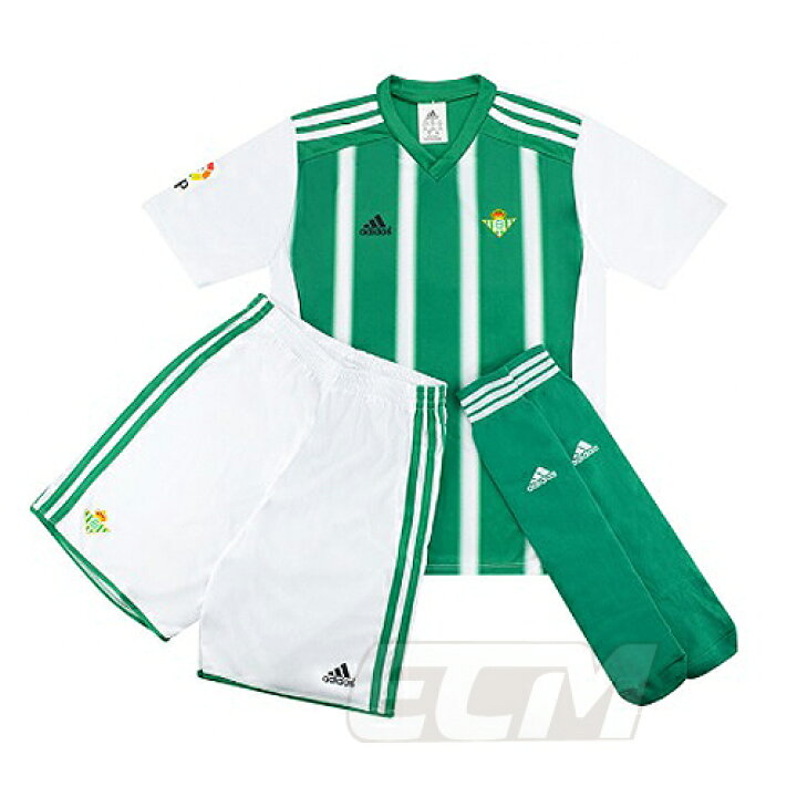 楽天市場 予約ecm32 国内未発売 レアル ベティス ホーム キッズセット 15 16 サッカー ユニフォーム Real Betis スペインリーグ ｅｃムンディアル