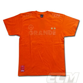 【SALE50%OFF】オレンジ【GRN21】EC MUNDIAL x GRANDE COLLABORATION "COLOR UP" Tシャツ オレンジ【グランデ/サッカー/フットサル/サポーター/Jリーグ】ネコポス対応可能