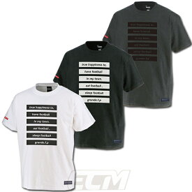 【GRN2019AW】GFPH19005GRANDEFP. Happiness！メッセージ Tシャツ 【グランデ/サッカー/フットサル/トレーニング】ネコポス対応可能