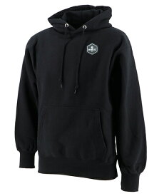 【オススメ】【定番】GFPH24406GRANDE FP ベーシックヘキサゴンク スウェットプルパーカー ブラックxホワイト【グランデ/サッカー/フットサル/トレーニング/パーカー】