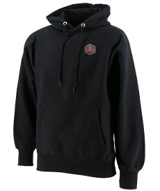 【オススメ】【定番】GFPH24406GRANDE FP ベーシックヘキサゴンク スウェットプルパーカー ブラックxレッド【グランデ/サッカー/フットサル/トレーニング/パーカー】