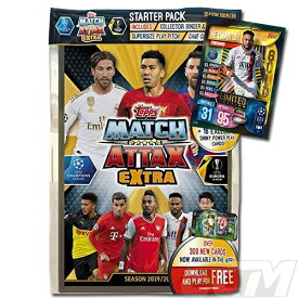 【国内未発売】追加版TOPPS Match Attax Extra 19-20 チャンピオンズリーグ 追加版 スターターパック【サッカー/トレカ/Champions League/トレーディングカード】TOP02