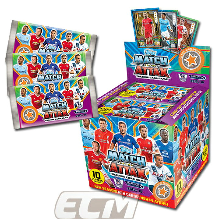 楽天市場 国内未発売 Topps イングランド プレミアリーグ 15 16 Match Attax トレーディングゲームカード サッカー トレカ マンチェスターutd アーセナル リバプール チェルシー Ecm19 Pan02 ｅｃムンディアル