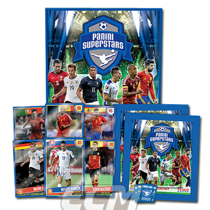 楽天市場】【国内未発売】PANINI EURO2016 SUPERSTARS カードセット 