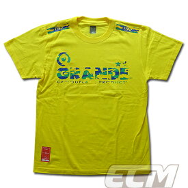 【SALE20%OFF】【ブラジル代表カラー】GRANDE “World Camouflage” Tシャツ ブラジル イエローカラー【グランデ/サッカー/フットサル/サポーター/CAMO/カモ/迷彩】ネコポス対応可能