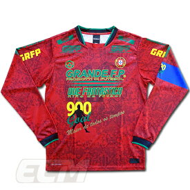 H【GFP07】【限定生産】 GRANDE FP ポルトガル代表 "GOAT 900 Goal” 長袖プラシャツ ホームVer【グランデ/サッカー/フットサル/サポーター/Cロナウド/クロロナ】