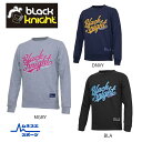 【レビュー投稿で300円OFFクーポン配布中！】【送料無料】bLack Knight ブラックナイト　バドミントン専門店会オリジナルトレーナー T-4408S