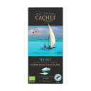カシェ オーガニック シーソルト 90g オーガニックチョコレート CACHET SEA SALT 72% CACAO EXTRA DARKCHOCOLATE BIO & ORGANIC [正規輸入品]