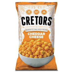 �N���^�[�Y �`�F�_�[�`�[�Y �|�b�v�R�[�� 184g CRETORS CHEDDAR CHEESE HANDCRAFTED SMALL-BATCH POPCORN [���K�A���i] non-GMO �O���e���t���[ GLUTEN FREE