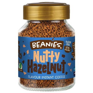 󂠂 ܖԋ 20%OFF r[j[Y ibeB[w[[ 50g BEANIES Nutty Hazelnut instant coffee t[o[ CX^gR[q[ J[ low calorie B[K vegan Oet[ gluten free 
