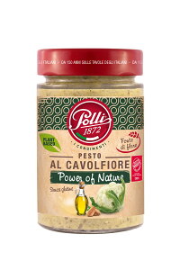 �|�b�� �J���t�����[�y�[�X�g 190g �p�X�^�\�[�X �C�^���A 100%�v�����g�x�[�X �C�O �A�� �H�i polli Pesto al cavolfiore [���K�A���i]