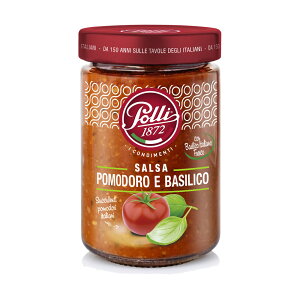 ポッリ トマト＆バジル 190g パスタソース polli SALSA POMODORO E BASILICO イタリア 海外 輸入 食品 [正規輸入品]