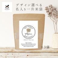 【4～15日限定！P5倍！】一升米 小分け 米袋 お祝い 送料無料 一升餅 一生米 一升パン 一生パン 一歳 1歳…