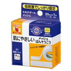 【ニチバン】スキナゲートメッシュ【肌にやさしいメッシュばんそうこう】【25mm×7m】1本【RCP】