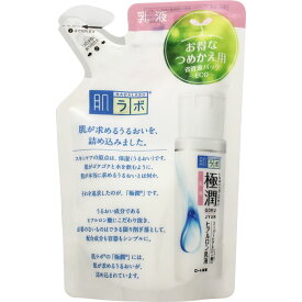 【ロート製薬】肌ラボ 極潤ヒアルロン乳液　詰替【140ml】【smtb-TD】【RCP】【ハダラボ/ゴクジュン/ヒアルロン酸/弱酸性/はだらぼ/うるおい】