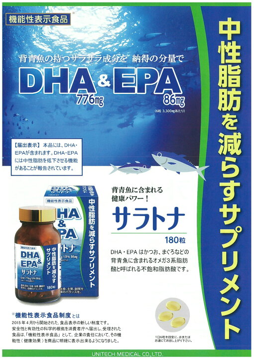 楽天市場】サラトナ 30日分 180粒（6粒/日）機能性表示食品 