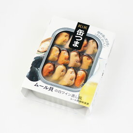 国分 K＆K 缶つま ムール貝の白ワイン蒸し風 95g 防災 非常食 備蓄 おつまみ 貝 缶詰 ムール貝