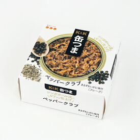 国分 K＆K 缶つま ペッパークラブ 70g カニ おつまみ 缶詰 ピリ辛 防災 非常食 備蓄