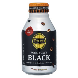伊藤園 タリーズコーヒー バリスタズ ブラック ボトル缶 285ml 24本（1ケース） ブラックコーヒー TULLY’S COFFEE BARISTA’S BLACK 缶コーヒー
