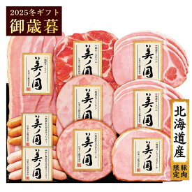 御歳暮 ギフト 日本ハム 北海道 プレミアム 美ノ国 UKH-58 北海道産豚肉使用 ハム 詰め合わせ 美ノ国ギフト お返し 御礼 プレゼント 送料無料