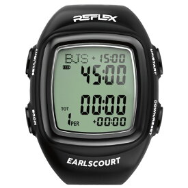 ＼土日祝も14時までのご注文で即日出荷／『 EarlsCourt | アールズコート 』 レフリーウォッチ REFLEX2 スターターセット サッカー フットサル 審判用 時計 腕時計 ECR009 黒 ブラック
