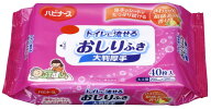 ハビナース トイレに流せるおしりふき (大判厚手(40枚/袋入)、フタ付き(72枚/袋入))
