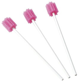 斎藤工業 口腔ケア用スポンジブラシ サクラ A26521 (50本/箱入)