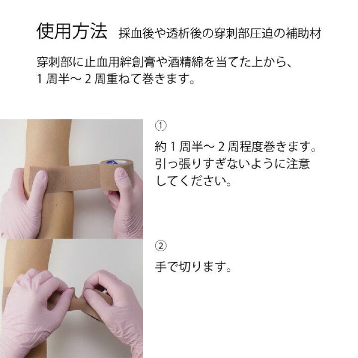 楽天市場】ニチバン くっつくバンテージ（12巻/箱） : 村中医療器 楽天 