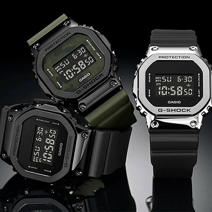 楽天市場】G-SHOCK ジーショック 時計 GM-5600B-1JF GG I10 : ムラサキ 