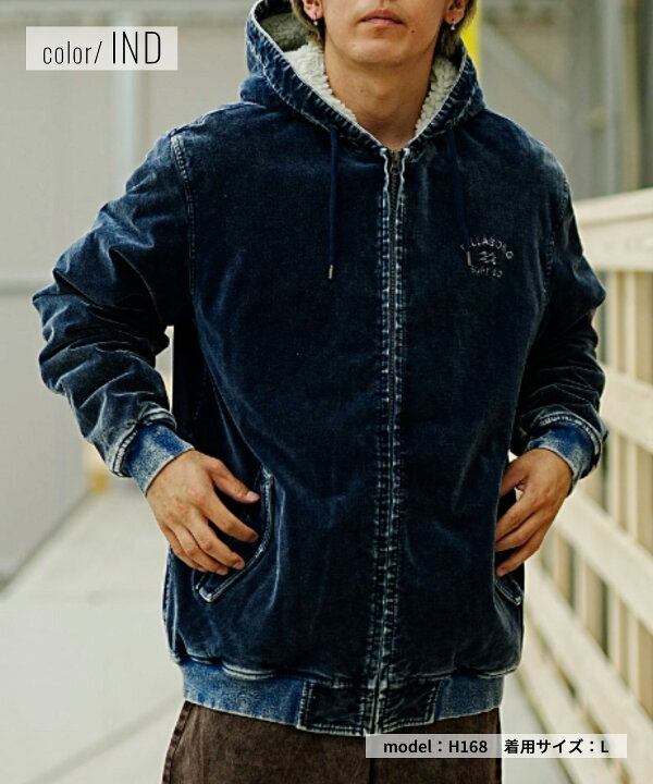 楽天市場】BILLABONG/ビラボン INDIGO VELOUR JACKET アウター 