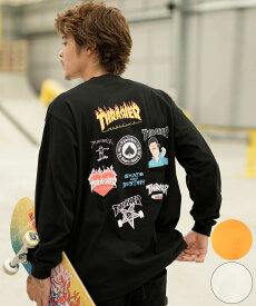 THRASHER/スラッシャー 長袖Tシャツ バックプリント ルーズシルエット 23MS-LS1 ムラサキスポーツ別注