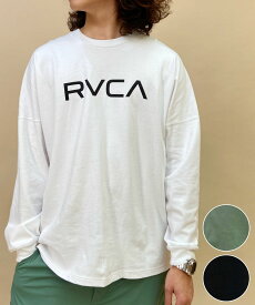 RVCA/ルーカ ロゴロンT オーバーサイズ ドロップショルダー BD042-064