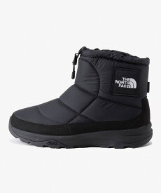 THE NORTH FACE/ザ・ノース・フェイス Nuptse Bootie WP Logo Short ヌプシ ブーティ ウォータープルーフ ロゴ ショート レディース ブーツ TNFブラック×TNFブラック 防水 軽量 保温 NF52280 KK