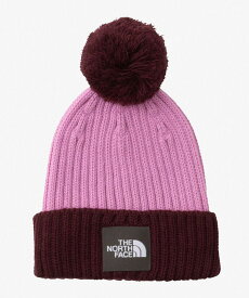 THE NORTH FACE/ザ・ノース・フェイス Kids’ Pom Pom Cappucho ポンポンカプッチョ キッズ ニットキャップ ビーニー 帽子 オーキッドピンク NNJ42307 OP