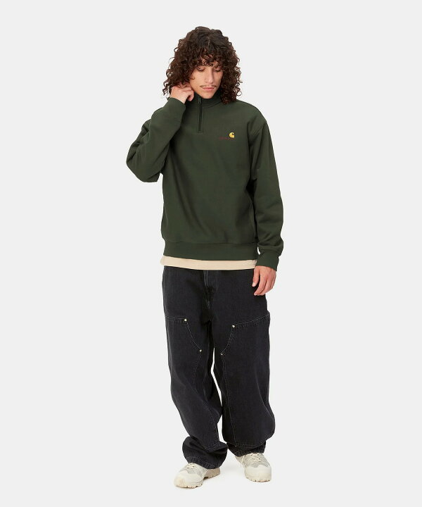 楽天市場】Carhartt/カーハート HALF ZIP AMERICAN SCRIPT SWEATSHIRT 