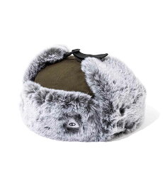 【クーポン配布中！6/5 23:59まで】POLER/ポーラー キャップ トラッパ MILITARY FUR VISOR CAP ミリタリーキャップ 233MCV0086-OLV