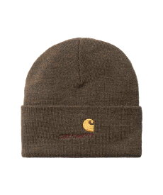 Carhartt/カーハート ビーニー ニット帽 ダブル AMERICANSCRIPTBEANIE I025386