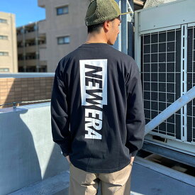 NEW ERA ニューエラ 13697254 メンズ 長袖 Tシャツ バックプリント KK1 B27