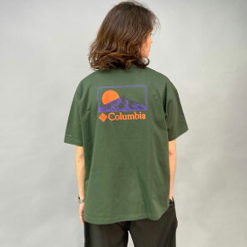 Columbia コロンビア SUNRISE EDGE GRAPHIC SS TEE サンライズエッジグラフィックショートスリーブTシャツ PM0749 メンズ 半袖 Tシャツ バックプリント KK1 C22
