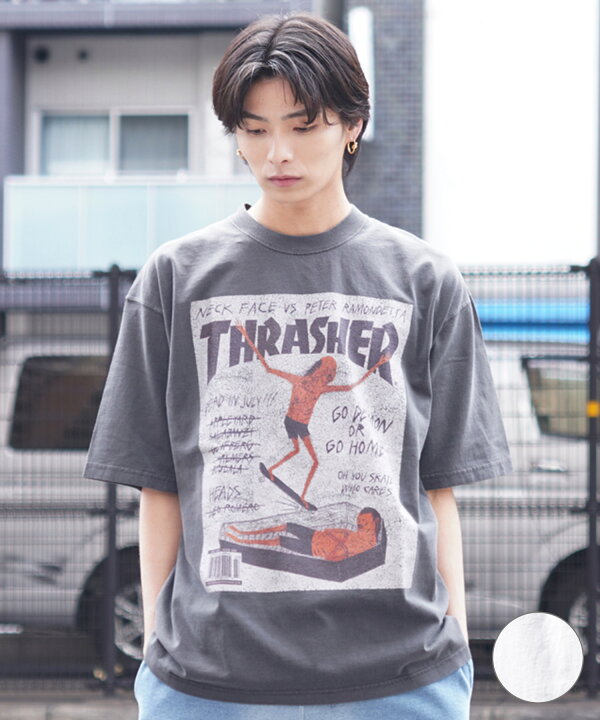 楽天市場】THRASHER スラッシャー メンズ 半袖 Tシャツ ピグメント染 