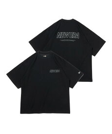 NEW ERA ニューエラ メンズ Tシャツ 半袖 オーバーサイズ バックプリント 吸汗速乾 シンプル 14121973