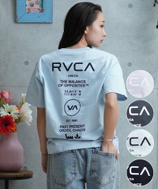 【ムラサキスポーツ限定】RVCA ルーカ レディース 半袖 Tシャツ バックプリント BE043-P20