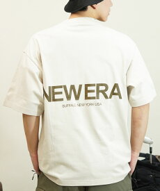 NEW ERA ニューエラ メンズ 半袖 Tシャツ バックプリント ブランドロゴ ストーン 14121851