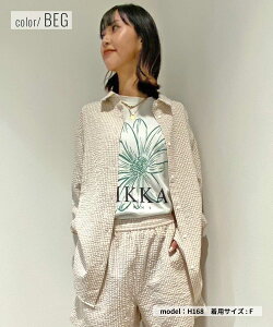 RIKKA FEMME リッカファム レディース 半袖 シャツ カジュアル DESI RF24SS16