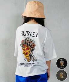 Hurley ハーレー BOYS OVERSIZE PIZZA SHORT SLEEVE TEE ボーイズ オーバーサイズ ピザ ショートスリーブティー キッズ 半袖 Tシャツ BOYS T-Shirts CASUAL BSS2431005